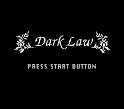 Dark Law - Meaning of Death (Japan) Title Screen